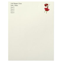 American Beauty Rose Letterhead
