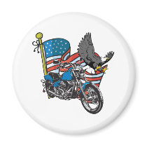 American Bike Eagle Fridge Magnets