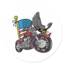 American Biker Eagle stickers by thomascarlson American Biker Eagle stickers