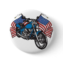 American Biker Motorcycle Pin