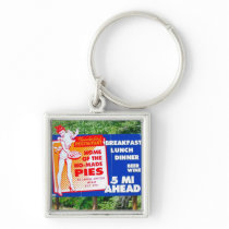 American Billboard Kitsch Keychain