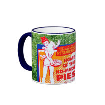 American Billboard Kitsch Coffee Mugs