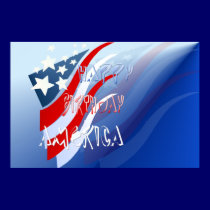 American Birthday Poster posters
