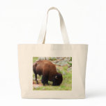 American Bison Painting Canvas Bag
