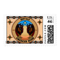 American Bison Postage Stamps