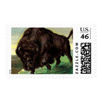American Bison Postage Stamps