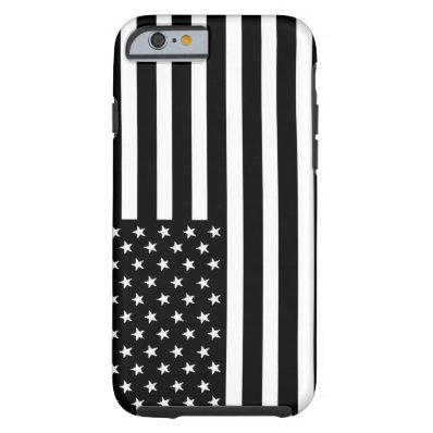 American Black & White Flag iPhone 6 Tough iPhone 6 Case