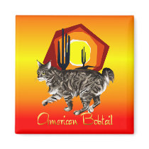 American Bobtail Magnet magnets