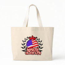 American Bonified Hustler -- Apparel Tote Bags