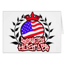 American Bonified Hustler -- Apparel Greeting Card