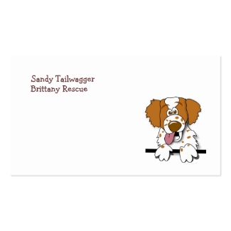 American Brittany Spaniel Cute Cartoon Dog