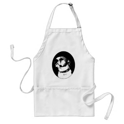 American bulldog apron by Junglegeorge