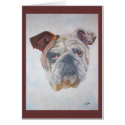 American Bulldog zazzle_card