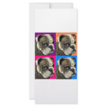 American Bulldog Does Pastel Customized Rack Card