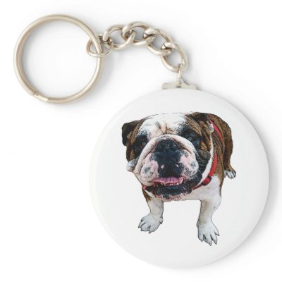 American Bulldog Key Chain by kphotos