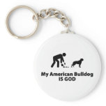 American Bulldog Keychain