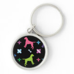 American Bulldog Keychains