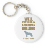 American Bulldog Keychain