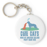 American Bulldog Keychains