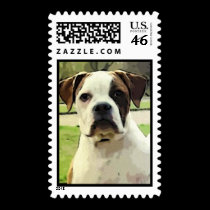 American bulldog postage by ritmoboxer American bulldog postage
