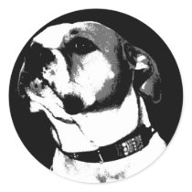 American bulldog sticker by Junglegeorge American bulldog sticker