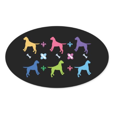 American Bulldog Oval Sticker by DogPark
