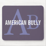 American Bully Breed Monogram Mousepad