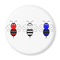 American Bumble Bees Magnet