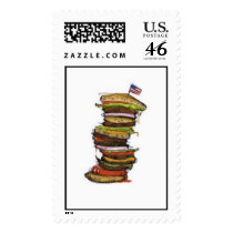 American Burger postage by danielbieber American Burger postage