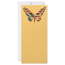 American Butterfly Personalized Rack Card