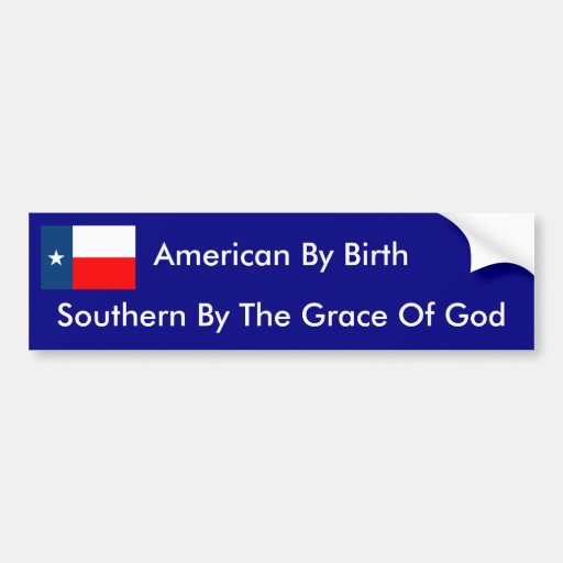 American By Birth Bumper Stickers