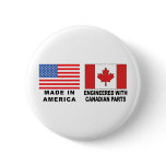 American Canadian Pin
