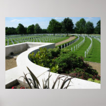 American Cemetery Cambridge, England Print