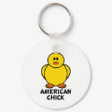 American Chick keychains