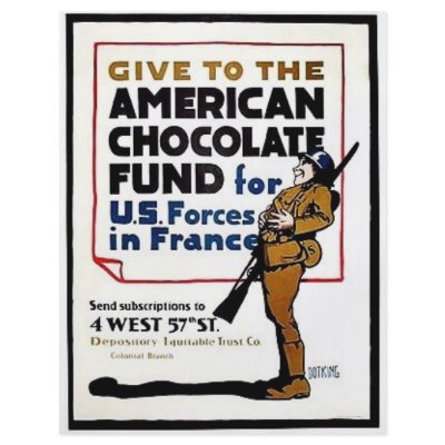 American Chocolate Fund Custom Flyer by ww2posters