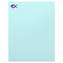 American Christian Fish Symbol Flag Personalized Letterhead