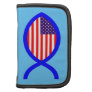 American Christian Fish Symbol Flag Folio Planner