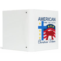 American Christian Voters Vinyl Binder