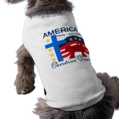 American Christian Voters Dog Clothing by heavenlygrace