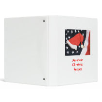 American Christmas Recipes binders