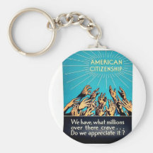American Citizenship Keychain