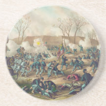 American Civil War Battle of Fort Donelson 1862 Drink Coasters