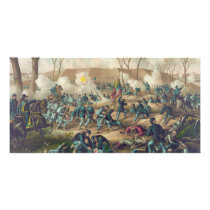 American Civil War Battle of Fort Donelson 1862 Photo Card Template