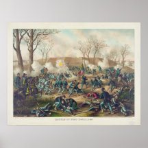 American Civil War Battle of Fort Donelson 1862 Print