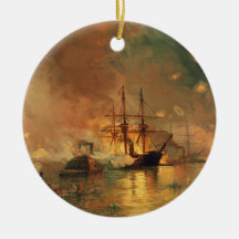 American Civil War Capture of New Orleans Christmas Tree Ornament