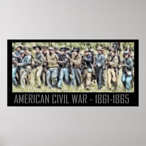 American Civil War Poster - Confederate Rabble | Zazzle