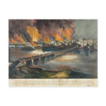 American Civil War The Fall of Richmond April 1865 Postcard