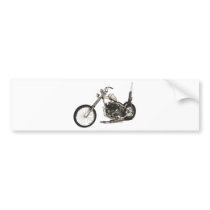 American Classic Chopper Motorcycle Bumper Stickers
