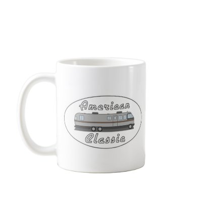 American Classic Motor Home Coffee Mug by vintagetrailers