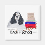 American Cocker Spaniel Back to School Fridge Magnet